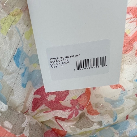 NWT Likely Sara Midi Dress one‎ shoulder body complementing fit & flare - Picture 12 of 13